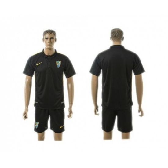 Malaga Blank Black Training Soccer Club Jersey