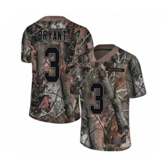 Men's Atlanta Falcons 3 Matt Bryant Limited Camo Rush Realtree Football Jersey