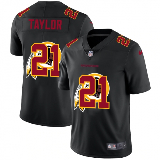 Men's Washington Redskins 21 Sean Taylor Black Nike Black Shadow Edition Limited Jersey