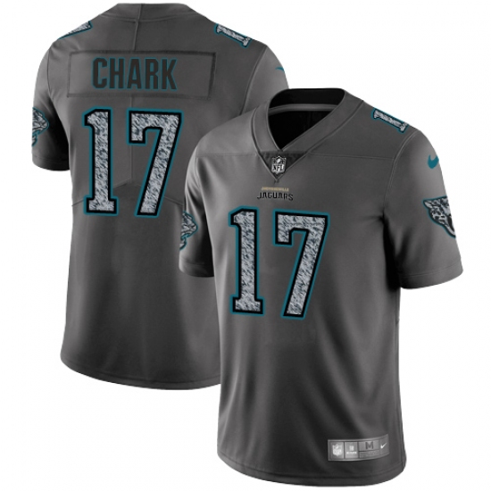 Youth Nike Jacksonville Jaguars 17 DJ Chark Gray Static Vapor Untouchable Limited NFL Jersey