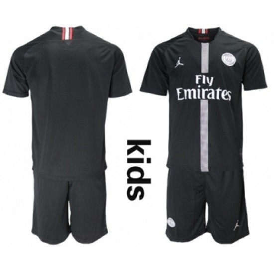 Jordan Paris Saint Germain Blank Home Kid Soccer Club Jersey