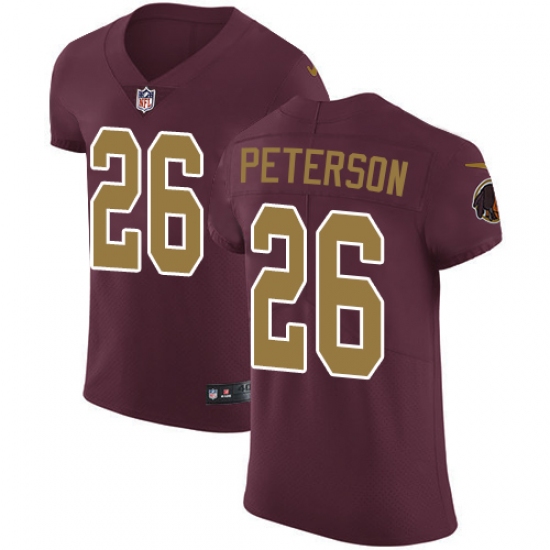 Men's Nike Washington Redskins 26 Adrian Peterson Burgundy Red Alternate Vapor Untouchable Elite Player NFL Jersey