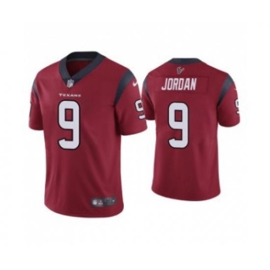 Men's Red Houston Texans 9 Brevin Jordan Vapor Untouchable Limited Stitched Jersey