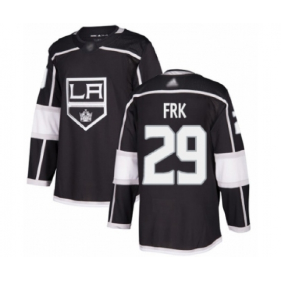 Men's Los Angeles Kings 29 Martin Frk Authentic Black Home Hockey Jersey