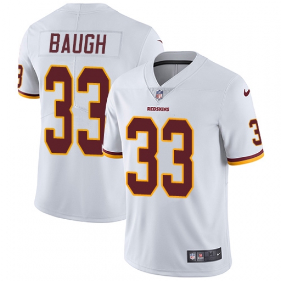 Men's Nike Washington Redskins 33 Sammy Baugh White Vapor Untouchable Limited Player NFL Jersey