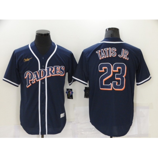 Men's San Diego Padres 23 Fernando Tatis Jr. Navy Nike 2021 Jersey