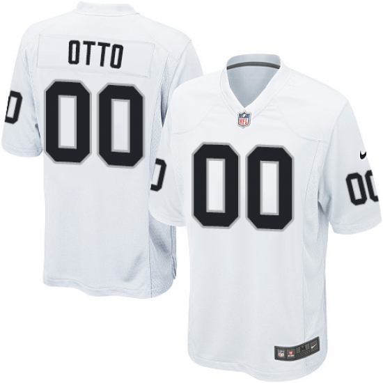 Men's Nike Oakland Raiders 00 Jim Otto Game White NFL Jersey