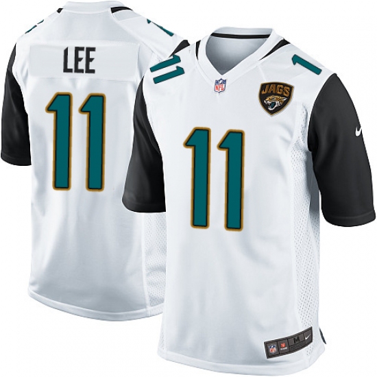 Men's Nike Jacksonville Jaguars 11 Marqise Lee Game White NFL Jersey