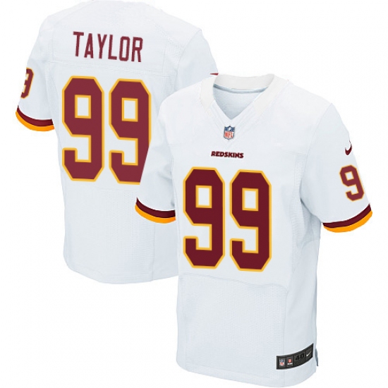 Men's Nike Washington Redskins 99 Phil Taylor Elite White NFL Jersey