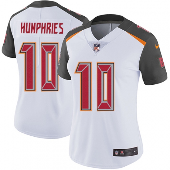 Women's Nike Tampa Bay Buccaneers 10 Adam Humphries Elite White NFL Jersey