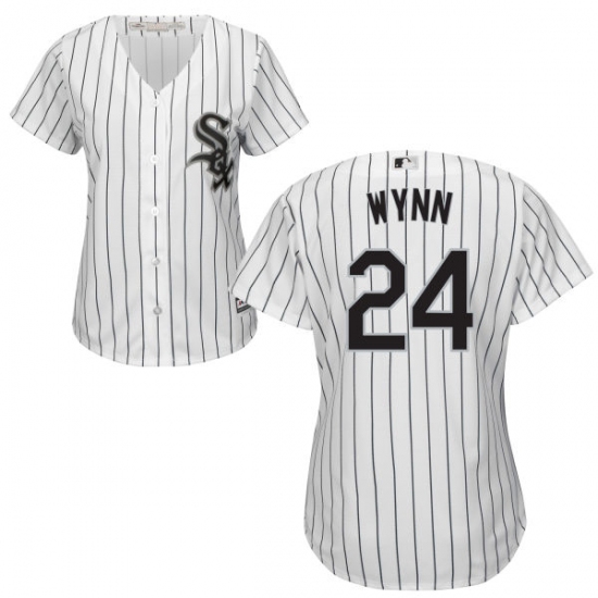 Women's Majestic Chicago White Sox 24 Early Wynn Authentic White Home Cool Base MLB Jersey