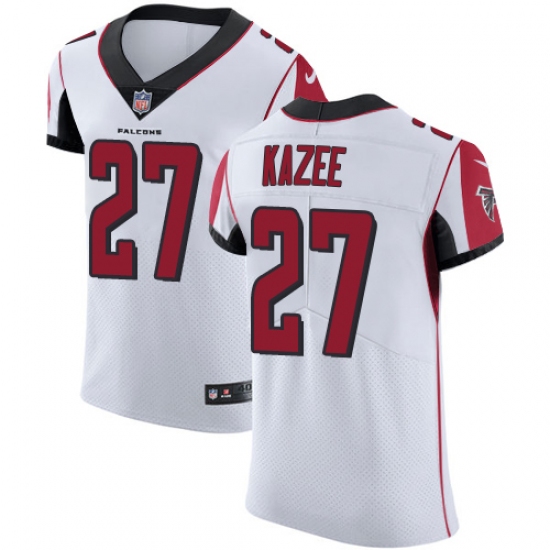 Men's Nike Atlanta Falcons 27 Damontae Kazee White Vapor Untouchable Elite Player NFL Jersey