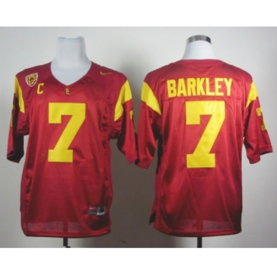 USC Trojans 7 Matt Barkley Red Jerseys