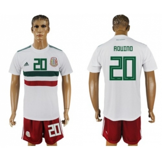 Mexico 20 Aquino Away Soccer Country Jersey