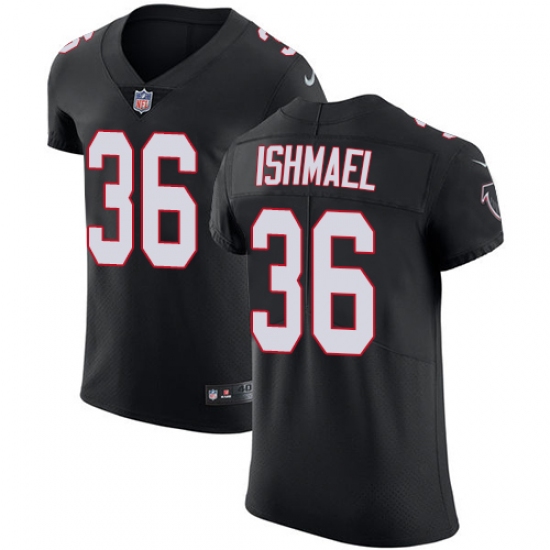 Men's Nike Atlanta Falcons 36 Kemal Ishmael Black Alternate Vapor Untouchable Elite Player NFL Jersey