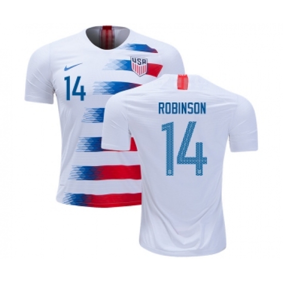 USA 14 Robinson Home Kid Soccer Country Jersey