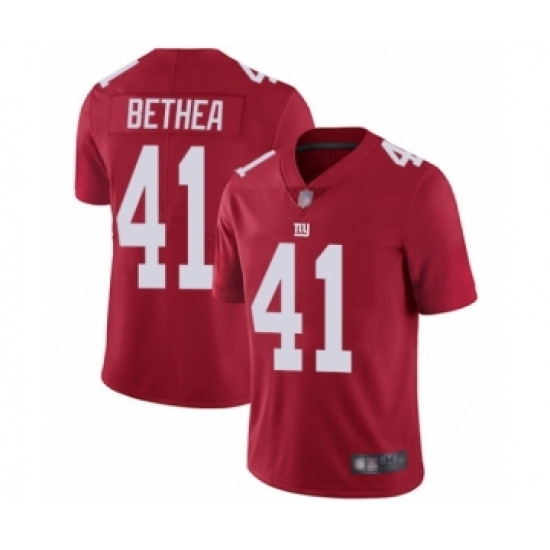 Men's New York Giants 41 Antoine Bethea Red Alternate Vapor Untouchable Limited Player Football Jersey