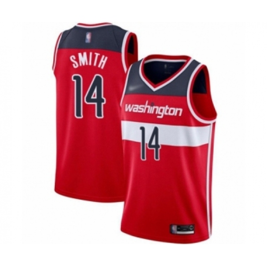 Youth Washington Wizards 14 Ish Smith Swingman Red Basketball Jersey - Icon Edition