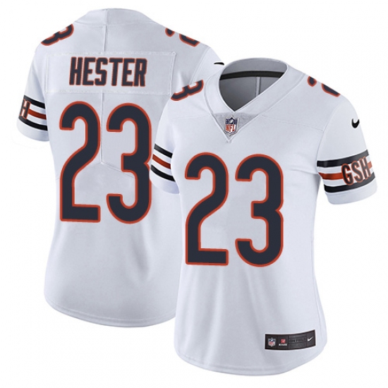 Women's Nike Chicago Bears 23 Devin Hester White Vapor Untouchable Limited Player NFL Jersey