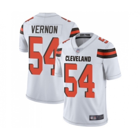 Men's Cleveland Browns 54 Olivier Vernon White Vapor Untouchable Limited Player Football Jersey