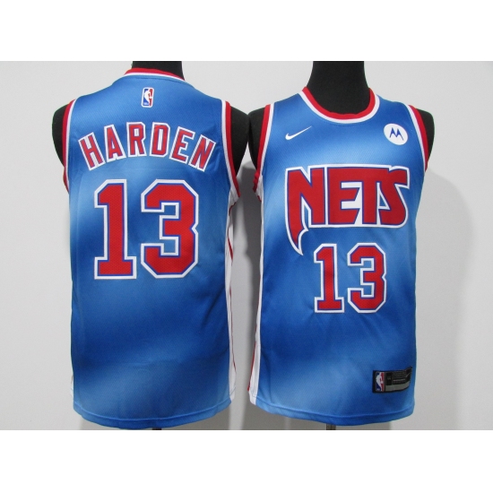 Men's Houston Rockets 13 James Harden Nike Blue Swingman Player Jersey