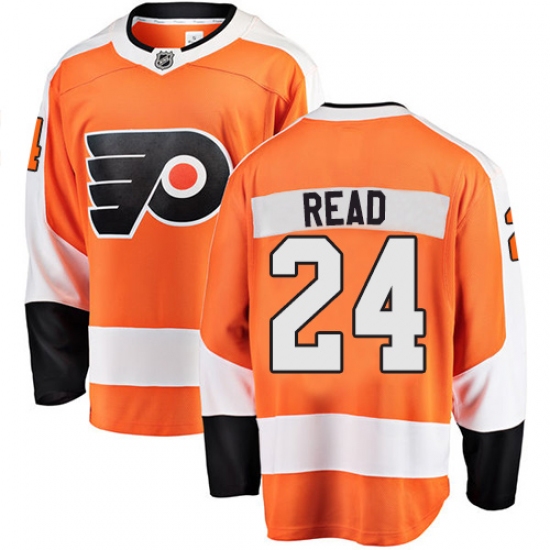 Youth Philadelphia Flyers 24 Matt Read Fanatics Branded Orange Home Breakaway NHL Jersey