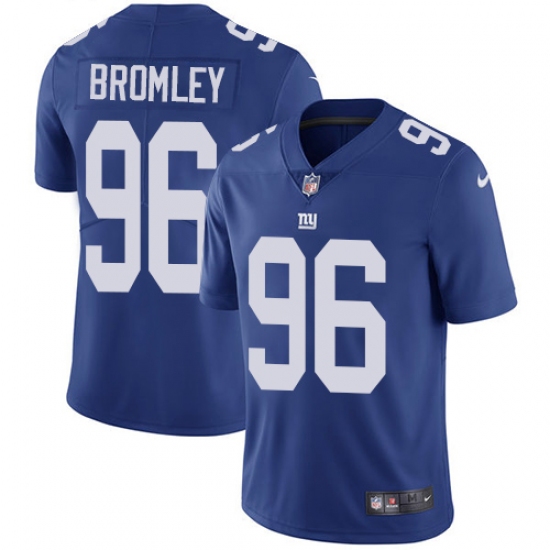 Men's Nike New York Giants 96 Jay Bromley Royal Blue Team Color Vapor Untouchable Limited Player NFL Jersey