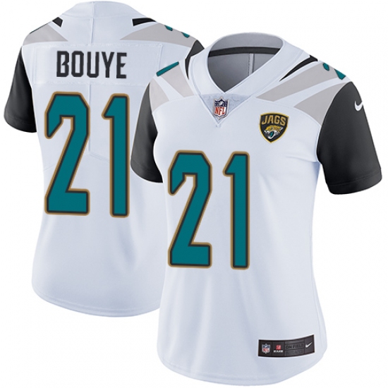 Women's Nike Jacksonville Jaguars 21 A.J. Bouye Elite White NFL Jersey