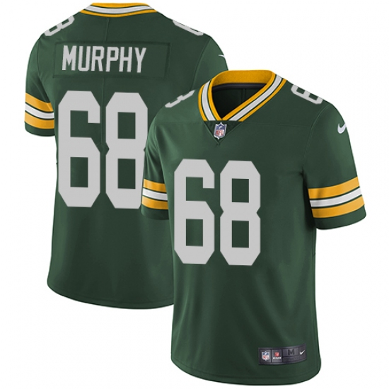 Youth Nike Green Bay Packers 68 Kyle Murphy Green Team Color Vapor Untouchable Limited Player NFL Jersey