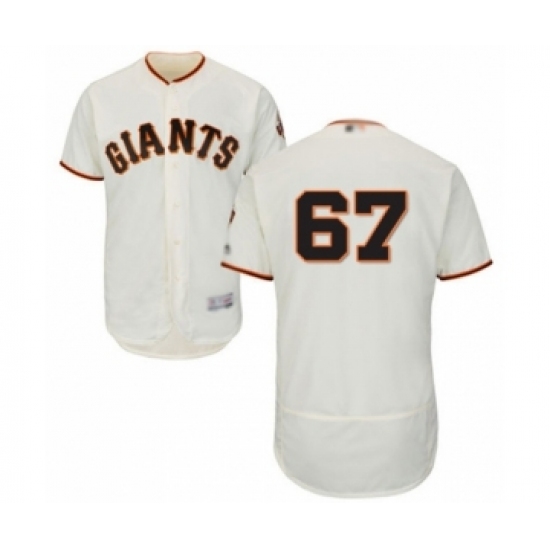 Men's San Francisco Giants 67 Sam Selman Cream Home Flex Base Authentic Collection Baseball Player Jersey