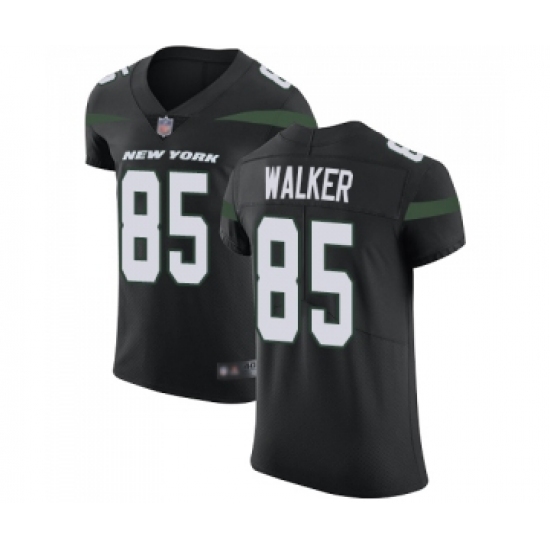 Men's New York Jets 85 Wesley Walker Black Alternate Vapor Untouchable Elite Player Football Jersey