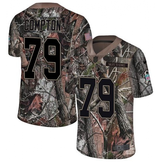 Youth Nike Minnesota Vikings 79 Tom Compton Camo Rush Realtree Limited NFL Jersey