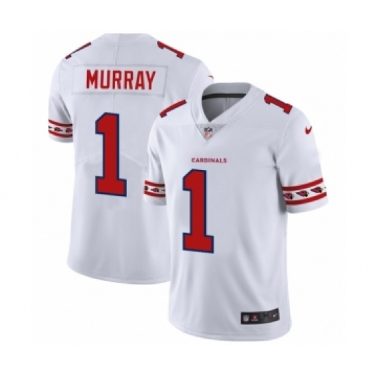 Men's Arizona Cardinals 1 Kyler Murray White Team Logo Cool Edition Jersey