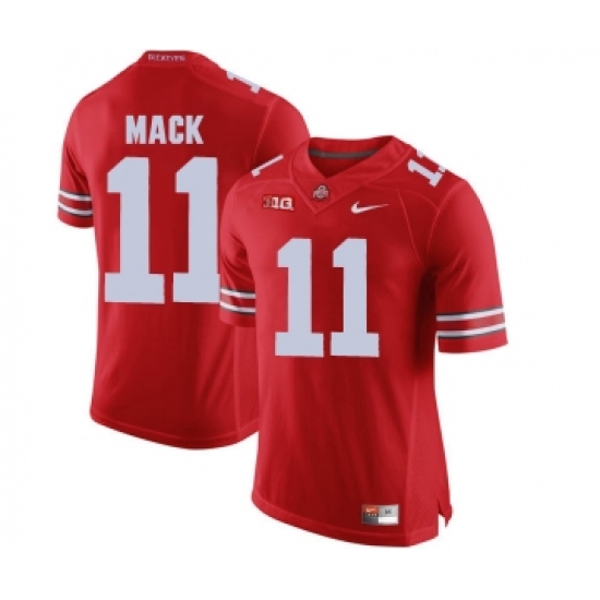 Ohio State Buckeyes 11 Austin Mack Red College Football Jersey