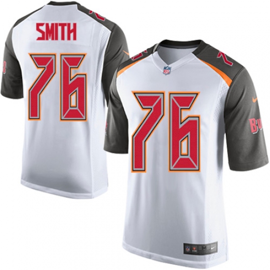 Men's Nike Tampa Bay Buccaneers 76 Donovan Smith Game White NFL Jersey