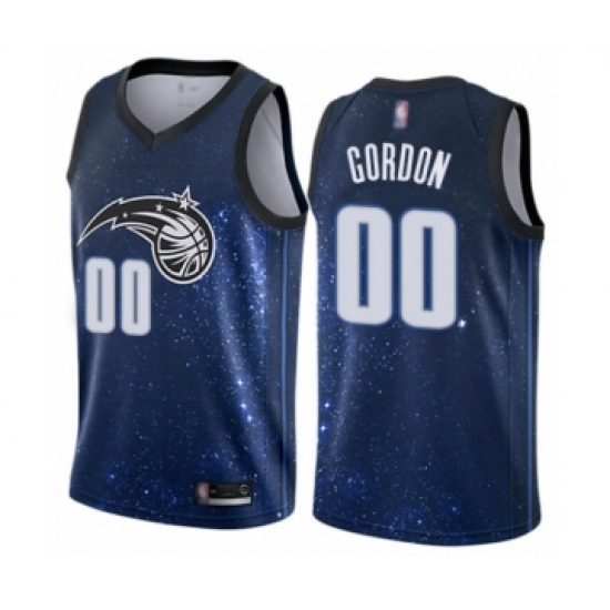 Youth Orlando Magic 00 Aaron Gordon Swingman Blue Basketball Jersey - City Edition