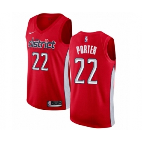 Women's Nike Washington Wizards 22 Otto Porter Red Swingman Jersey - Earned Edition
