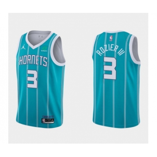 Men's Charlotte Hornets 3 Terry Rozier III Stitched NBA Jersey