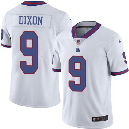 Youth Nike New York Giants 9 Riley Dixon Limited White Rush Vapor Untouchable NFL Jersey