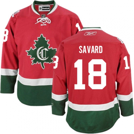 Youth Reebok Montreal Canadiens 18 Serge Savard Authentic Red New CD NHL Jersey