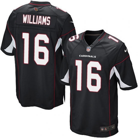 Men's Nike Arizona Cardinals 16 Chad Williams Game Black Alternate NFL Jersey