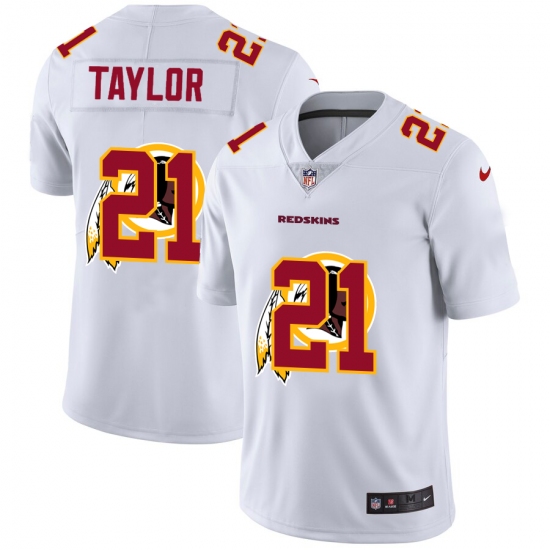 Men's Washington Redskins 21 Sean Taylor White Nike White Shadow Edition Limited Jersey