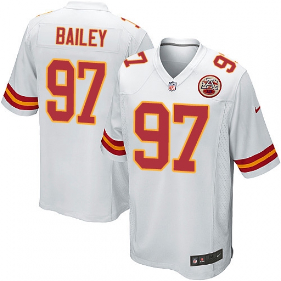Men's Nike Kansas City Chiefs 97 Allen Bailey Game White NFL Jersey