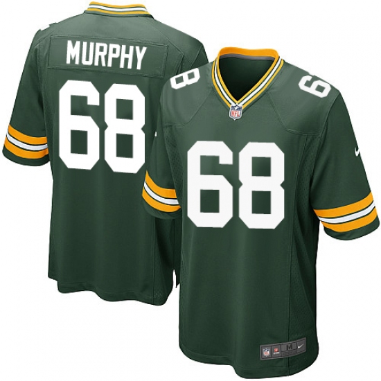 Men's Nike Green Bay Packers 68 Kyle Murphy Game Green Team Color NFL Jersey