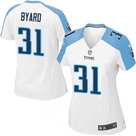 Women's Nike Tennessee Titans 31 Kevin Byard Game White NFL Jersey