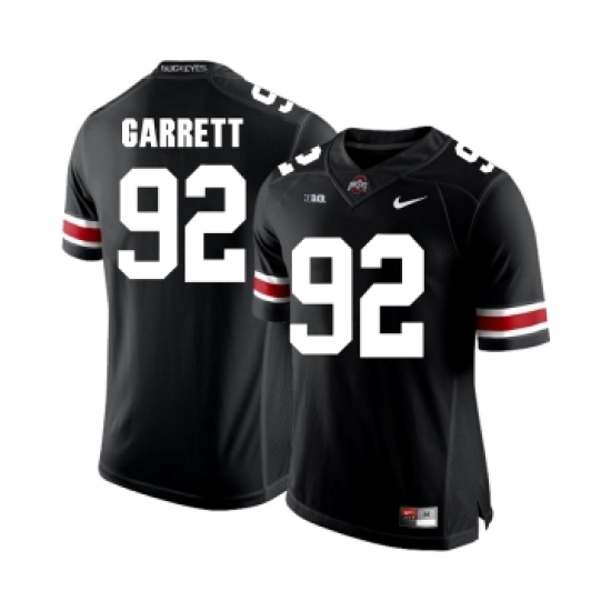 Ohio State Buckeyes 92 Haskell Garrett Black College Football Jersey