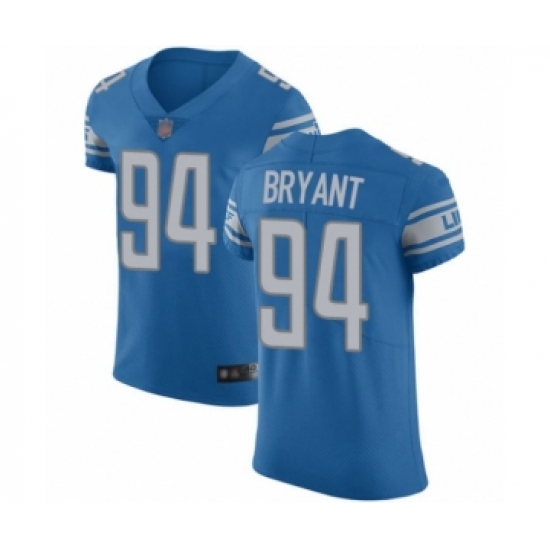 Men's Detroit Lions 94 Austin Bryant Blue Team Color Vapor Untouchable Elite Player Football Jersey