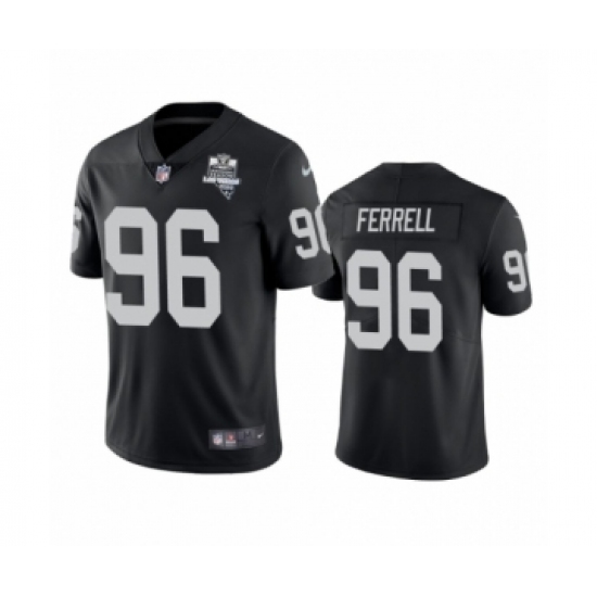 Men's Oakland Raiders 96 Clelin Ferrell Black 2020 Inaugural Season Vapor Limited Jersey
