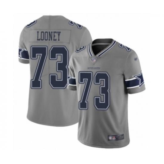 Youth Dallas Cowboys 73 Joe Looney Limited Gray Inverted Legend Football Jersey