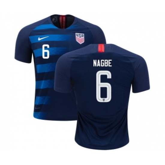 USA 6 Nagbe Away Kid Soccer Country Jersey